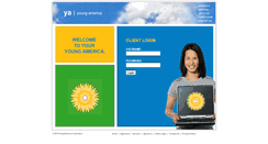 Desktop Screenshot of clients.young-america.com